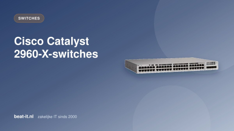 Cisco Catalyst 2960-X Series switches