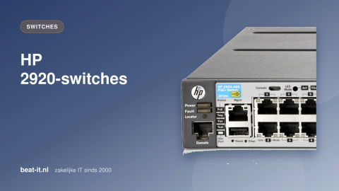 HP 2920 switches