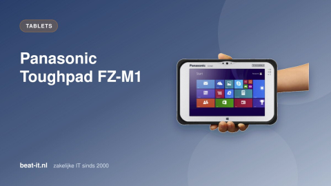 Panasonic Toughpad FZ-M1: robuuste tablet voor professionals