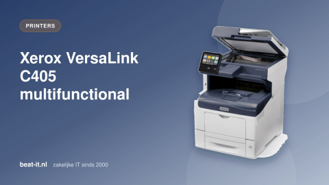 Xerox VersaLink C405: multifunctionele kleurenprinter voor kleine en middelgrote werkgroepen