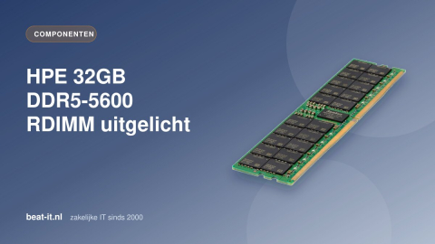 HPE 32GB Dual Rank x8 DDR5-5600 RDIMM Smart Memory Kit P64706-B21