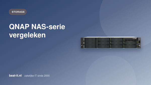QNAP TS-855eU-8G 2U short-depth rackmount NAS met acht drive bays