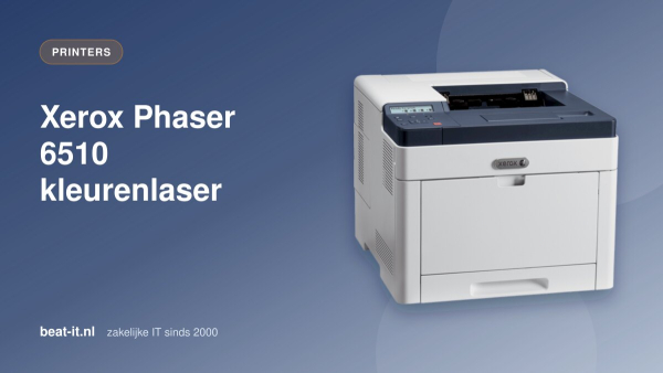 Xerox Phaser 6510: kleuren laserprinter voor kleine bedrijven