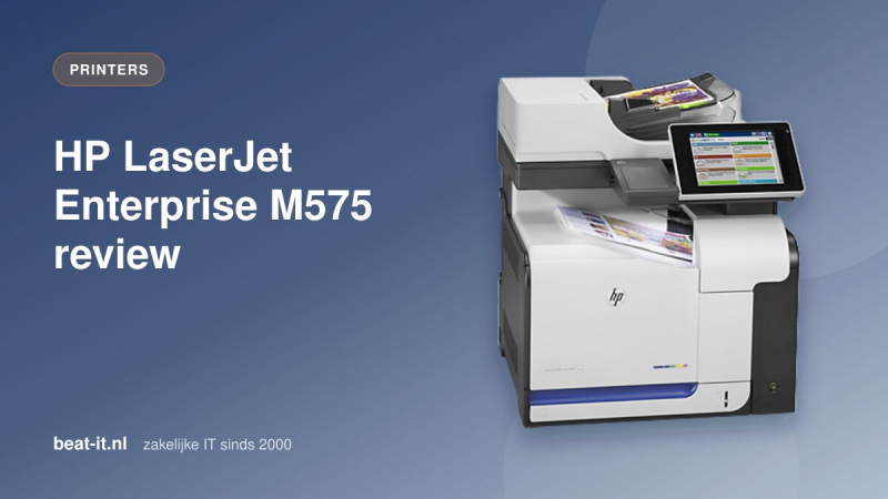 HP LaserJet Enterprise 500 color MFP M575 review