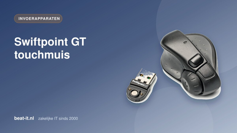 Swiftpoint GT: de eerste muis met natuurlijke touch gebaren