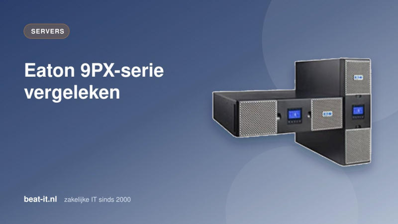 Eaton 9PX 3000i RT2U Netpack online UPS in rack/tower-uitvoering
