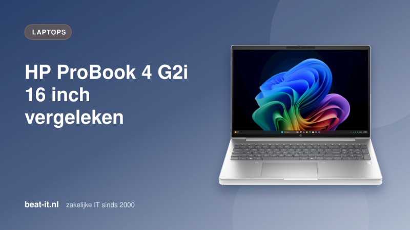 HP ProBook 4 G2i 16 inch zakelijke laptop met Intel Core Ultra-processor