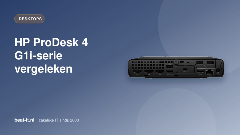 HP ProDesk 4 Mini G1i zakelijke mini-pc met Intel Core Ultra 5 235T