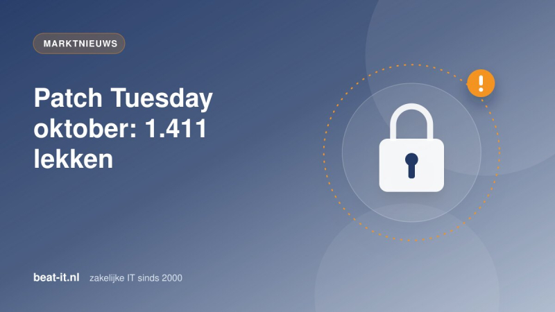 Patch Tuesday oktober 2026: Microsoft dicht record van 1.411 kwetsbaarheden