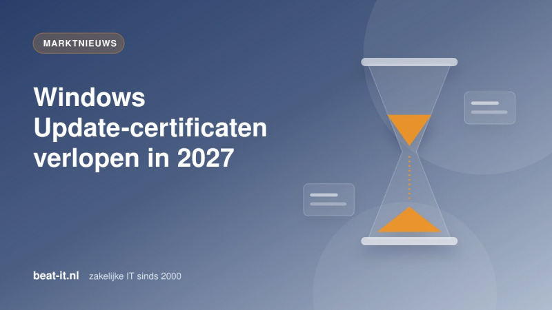 Einde van Windows Update-toegang voor Windows-versies zonder support in 2027