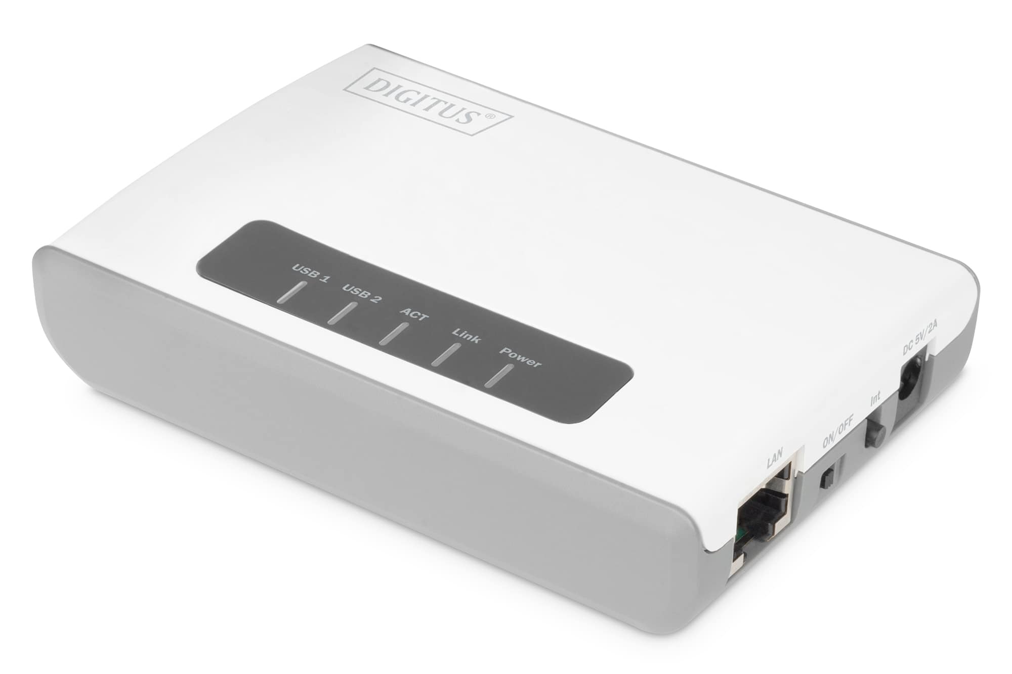 Digitus DN-13024 print server Ethernet LAN/draadloos LAN Wit (DN-13024) thumbnail