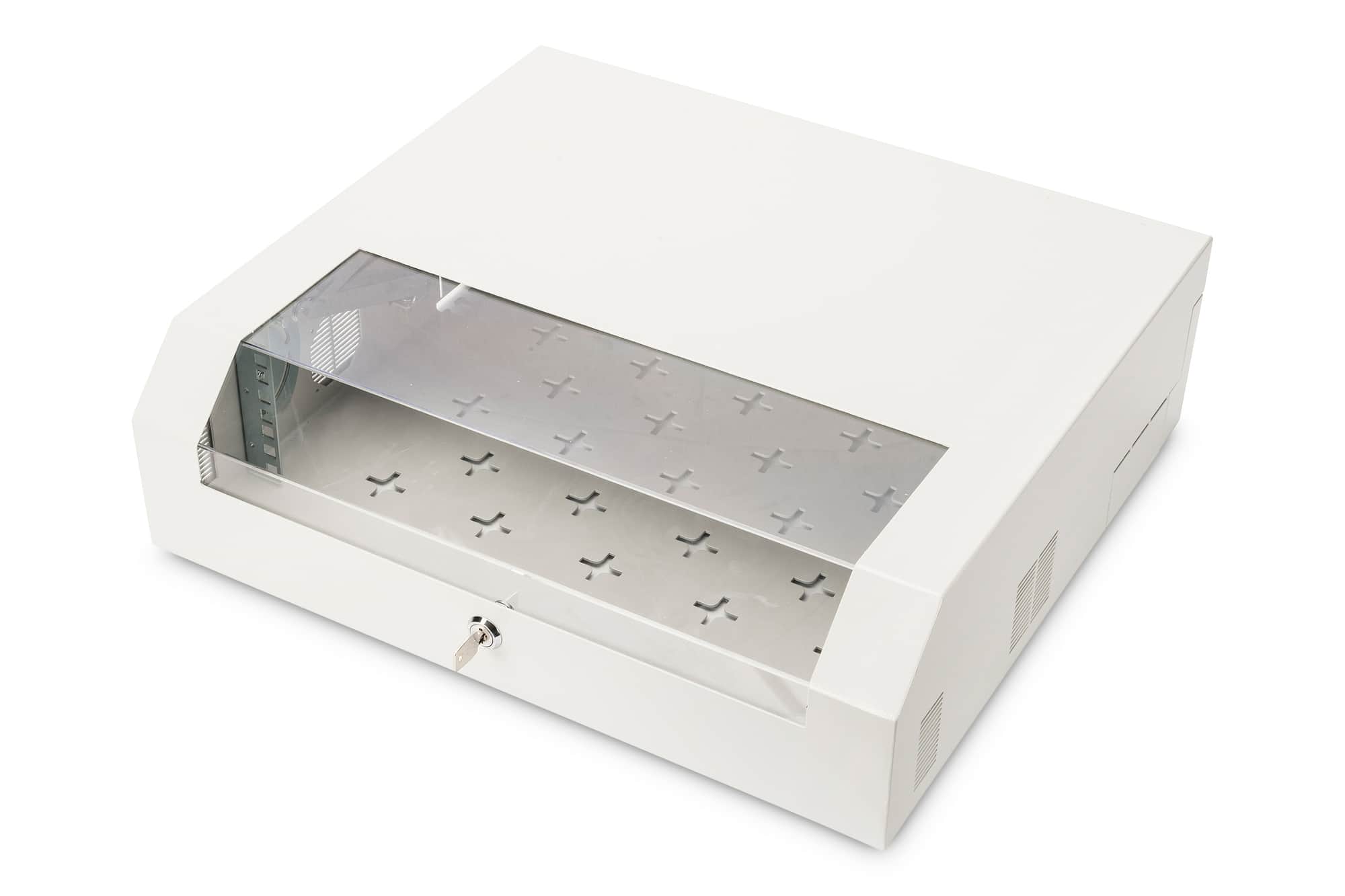 Digitus DN-19 04U-PB rack 3U Wandrek Grijs (DN-19 04U-PB) thumbnail