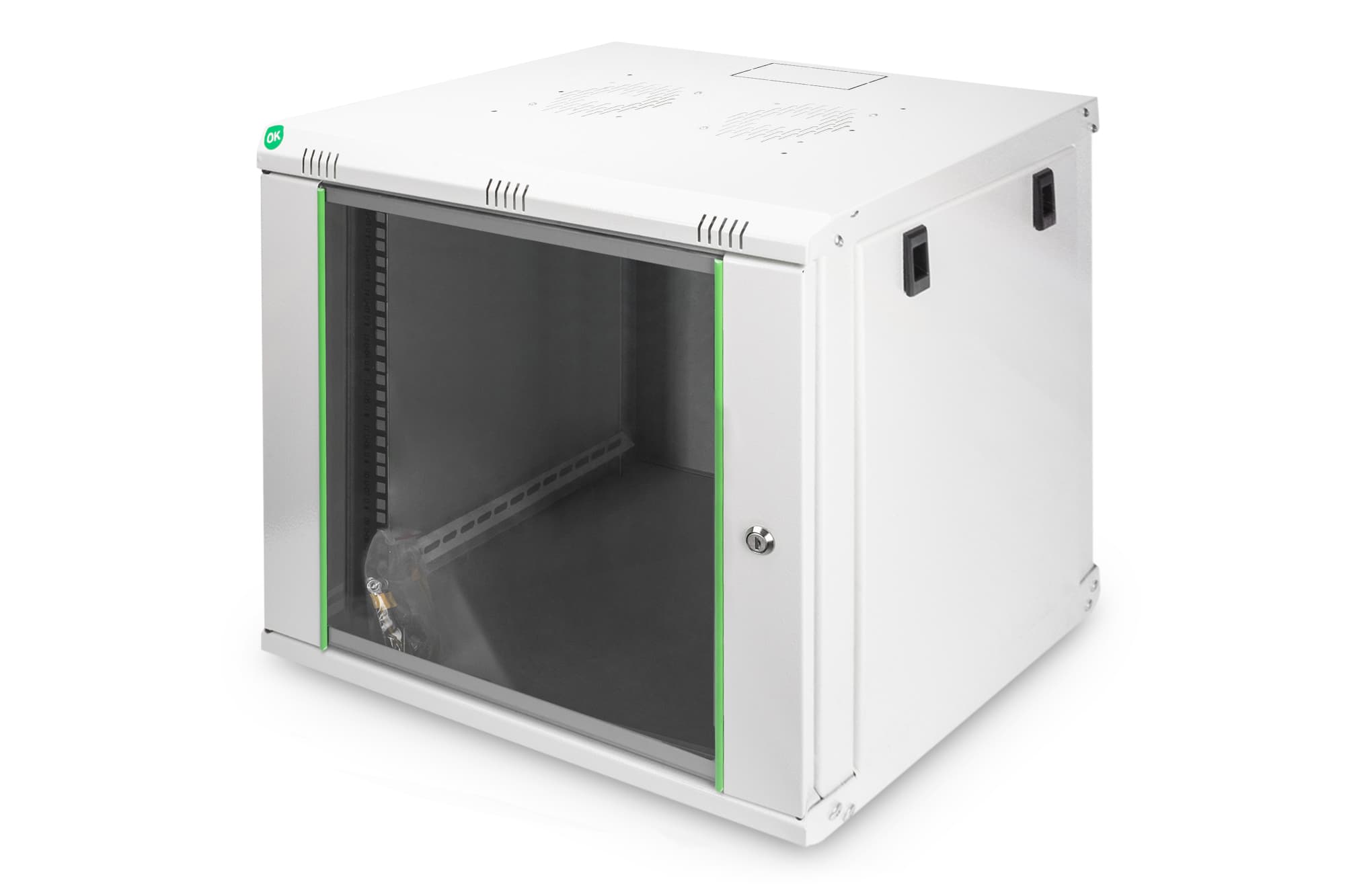 Digitus 19" 9U Wall Mounting Cabinet, Unmounted Wandrek Grijs (DN-19 09-U-EC) thumbnail