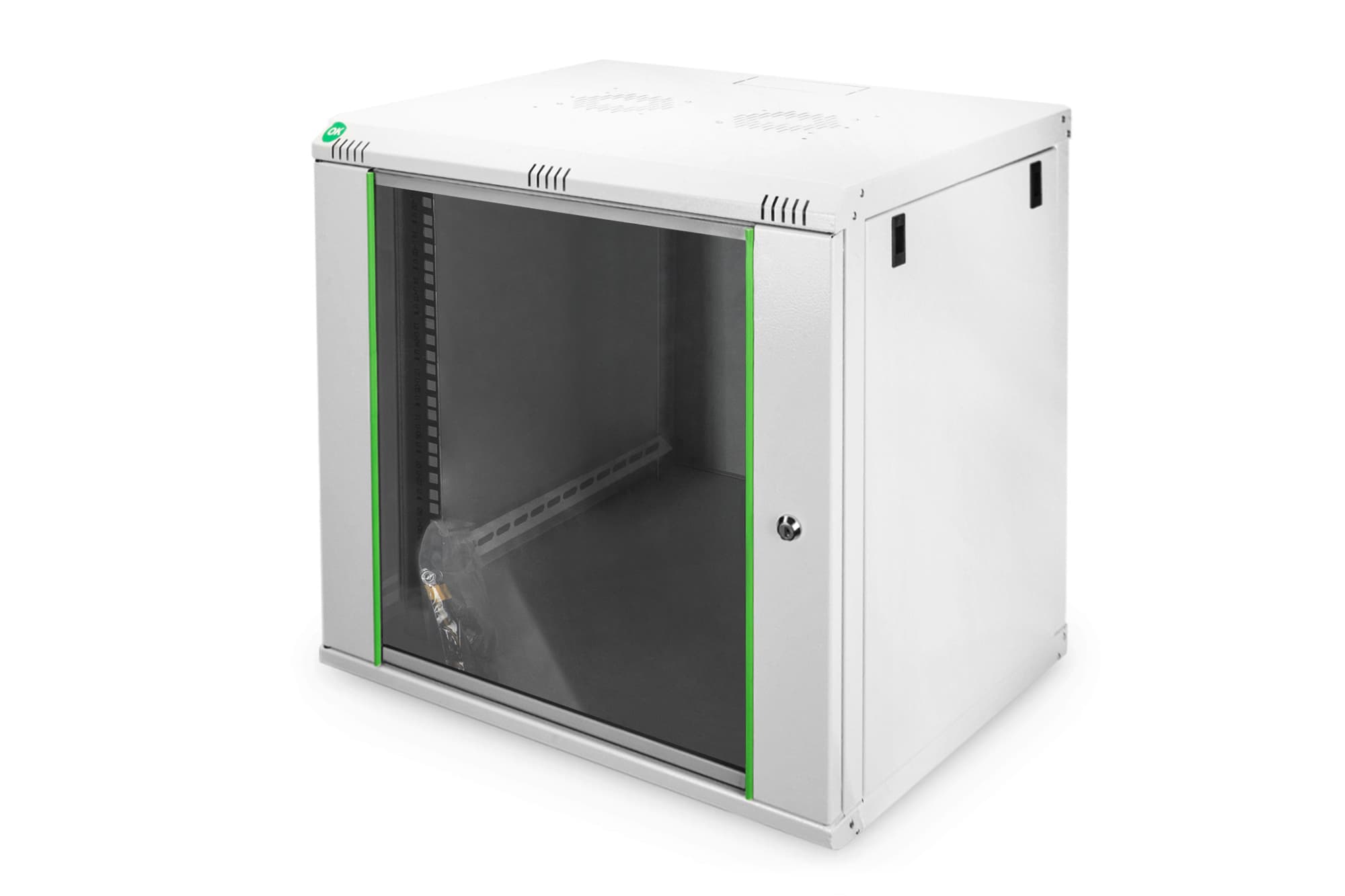 Digitus 19" 12U Wall Mounting Cabinet, Unmounted Wandrek Grijs (DN-19 12-U-EC) thumbnail