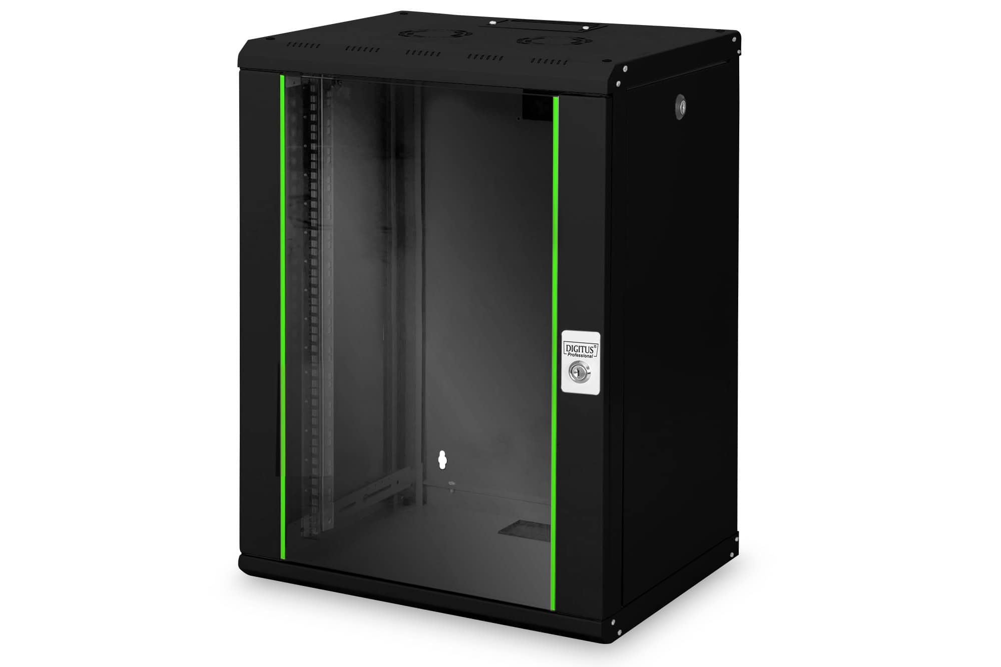 Digitus SoHo Line 16U 19 Wall Mounting Cabinet Wandrek Zwart (DN-19 16-U-SW) thumbnail