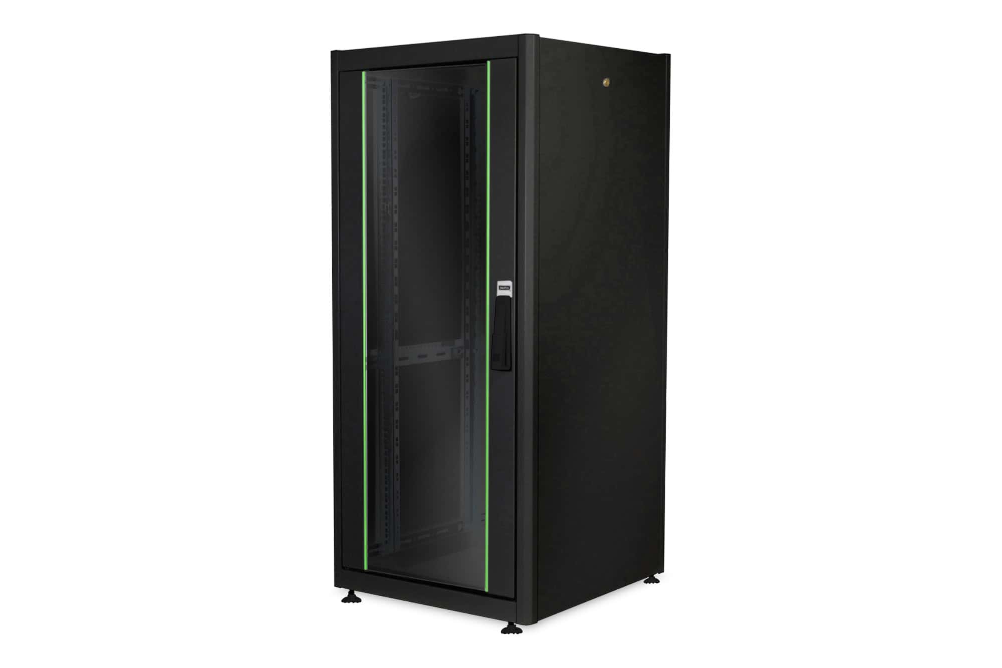 Digitus DN-19 26U-6/6-DB rack Vrijstaande rek Zwart (DN-19 26U-6/6-DB) thumbnail