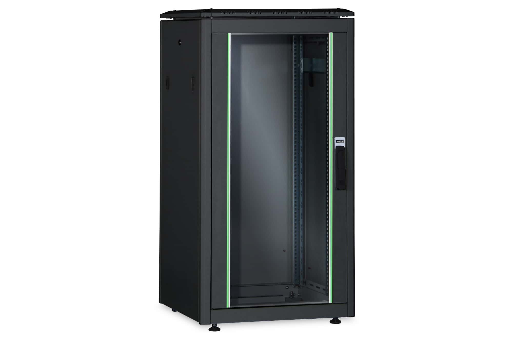 Digitus DN-19 26U-8/10-B-1 rack Vrijstaande rek Zwart (DN-19 26U-8/10-B-1) thumbnail