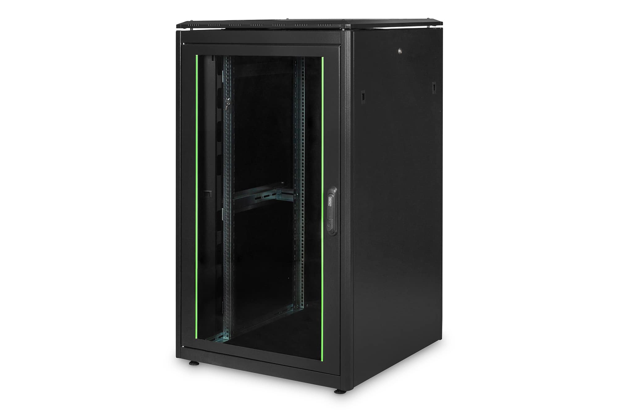 Digitus DN-19 26U-8/8-B-1 rack Vrijstaande rek Zwart (DN-19 26U-8/8-B-1) thumbnail
