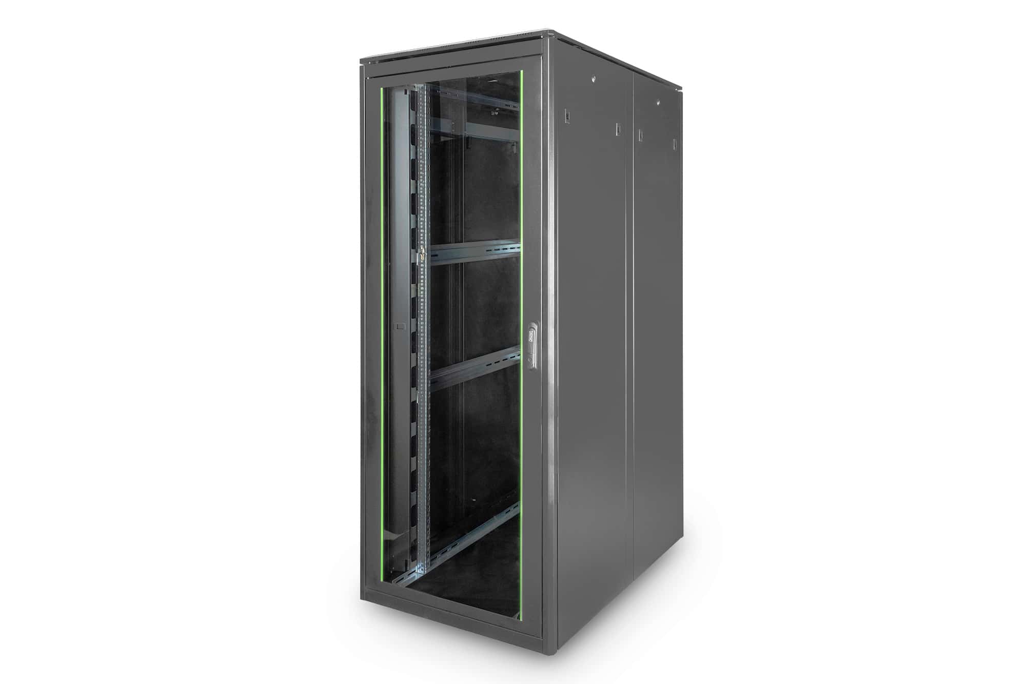 Digitus DN-19 42U-8/12-1B rack Vrijstaande rek Zwart (DN-19 42U-8/12-1B) thumbnail