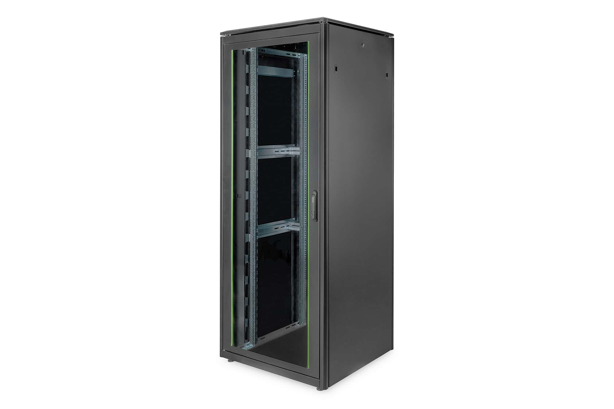 Digitus DN-19 42U-8/8-B-1 rack Vrijstaande rek Zwart (DN-19 42U-8/8-B-1) thumbnail