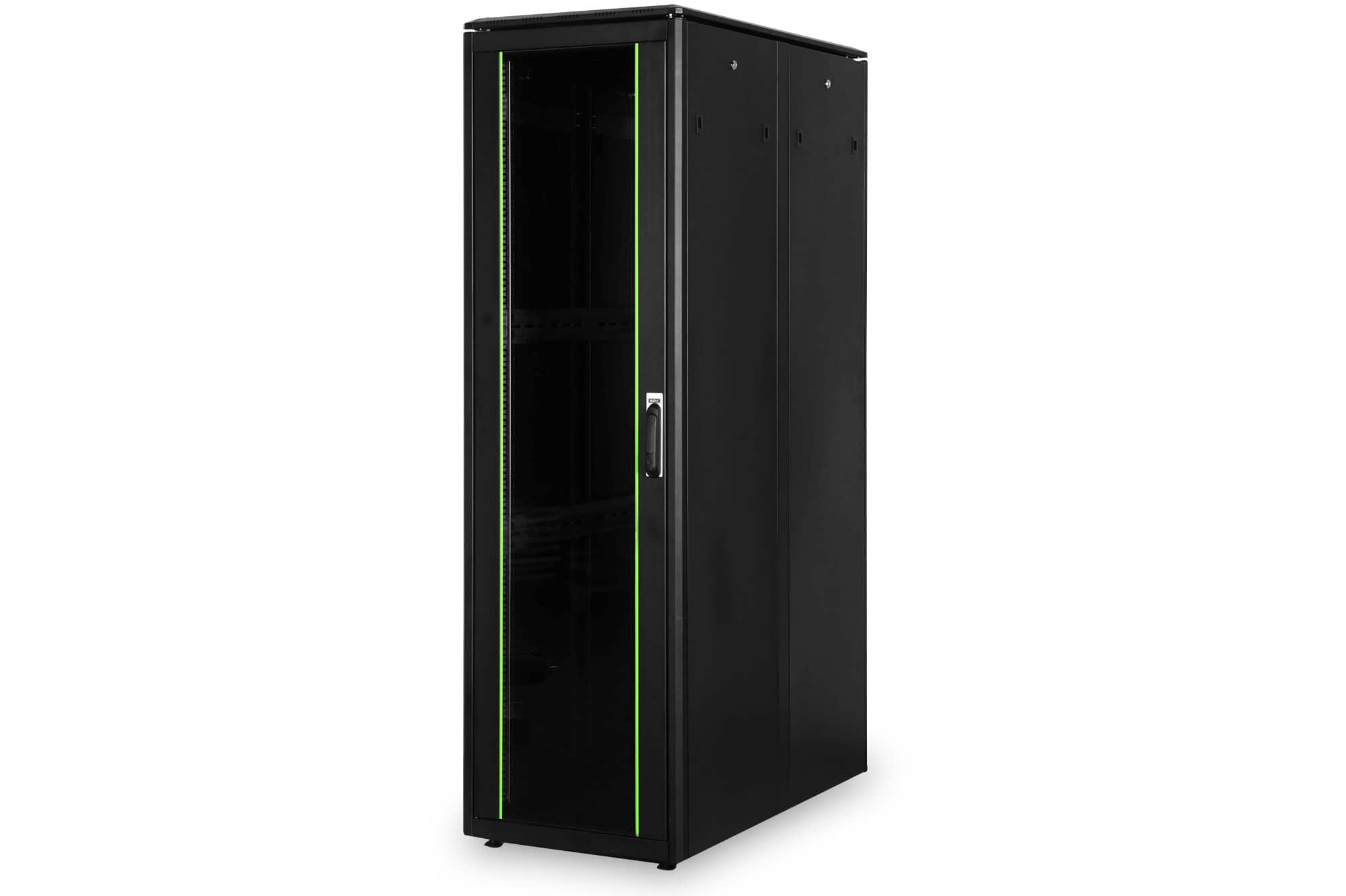 Digitus DN-19 47U-6/12-1B rack Vrijstaande rek Zwart (DN-19 47U-6/12-1B) thumbnail