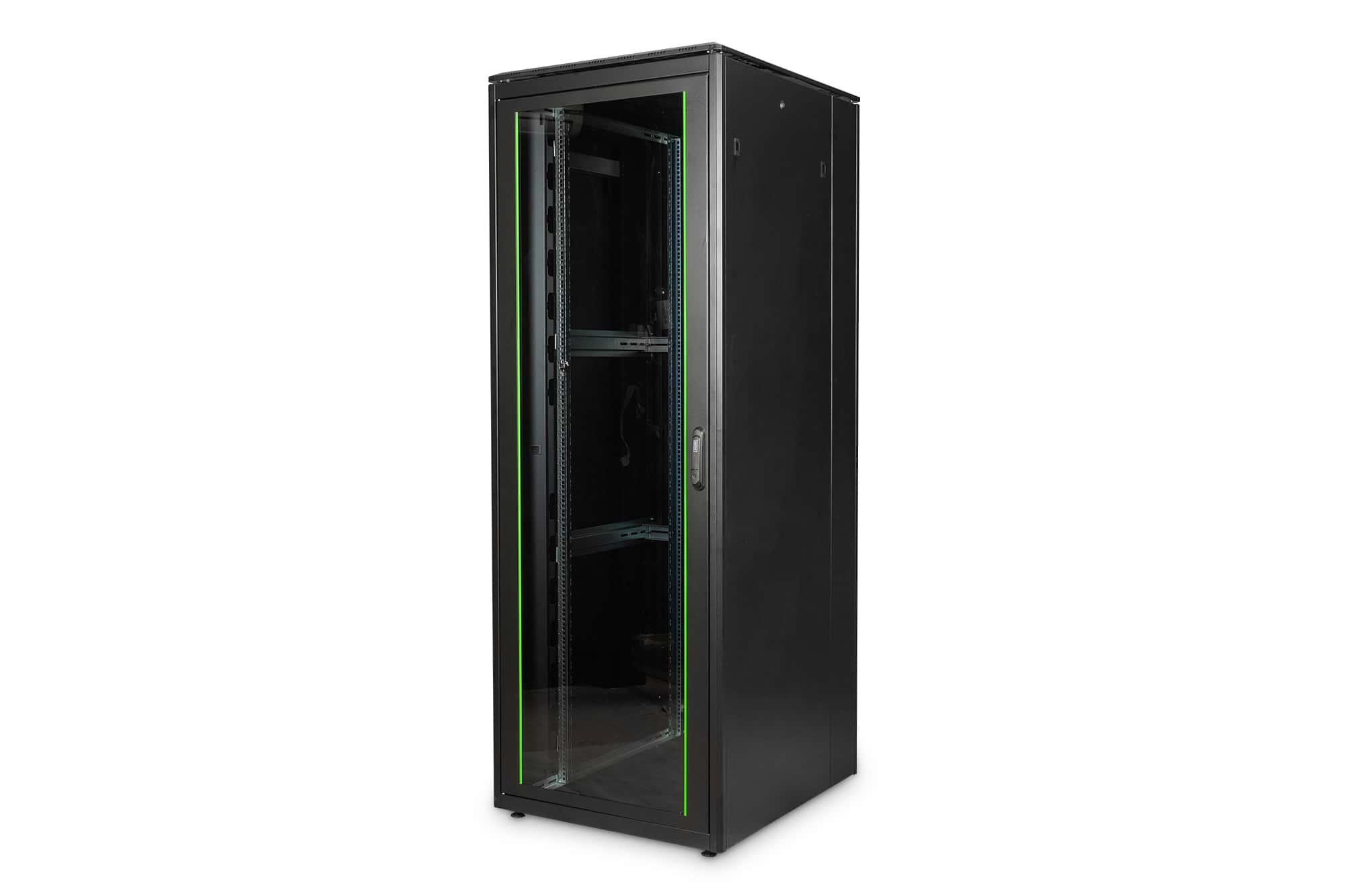 Digitus DN-19 47U-8/10-B-1 rack Vrijstaande rek Zwart (DN-19 47U-8/10-B-1) thumbnail