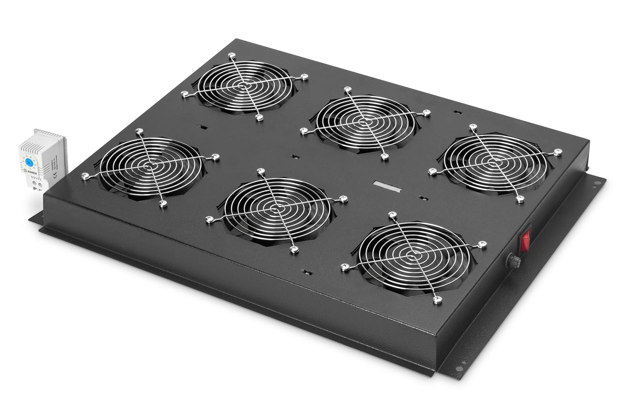 Digitus DN-19 FAN-6-SRV-B onderdeel & accessoire voor computerkoelsystemen (DN-19 FAN-6-SRV-B) thumbnail