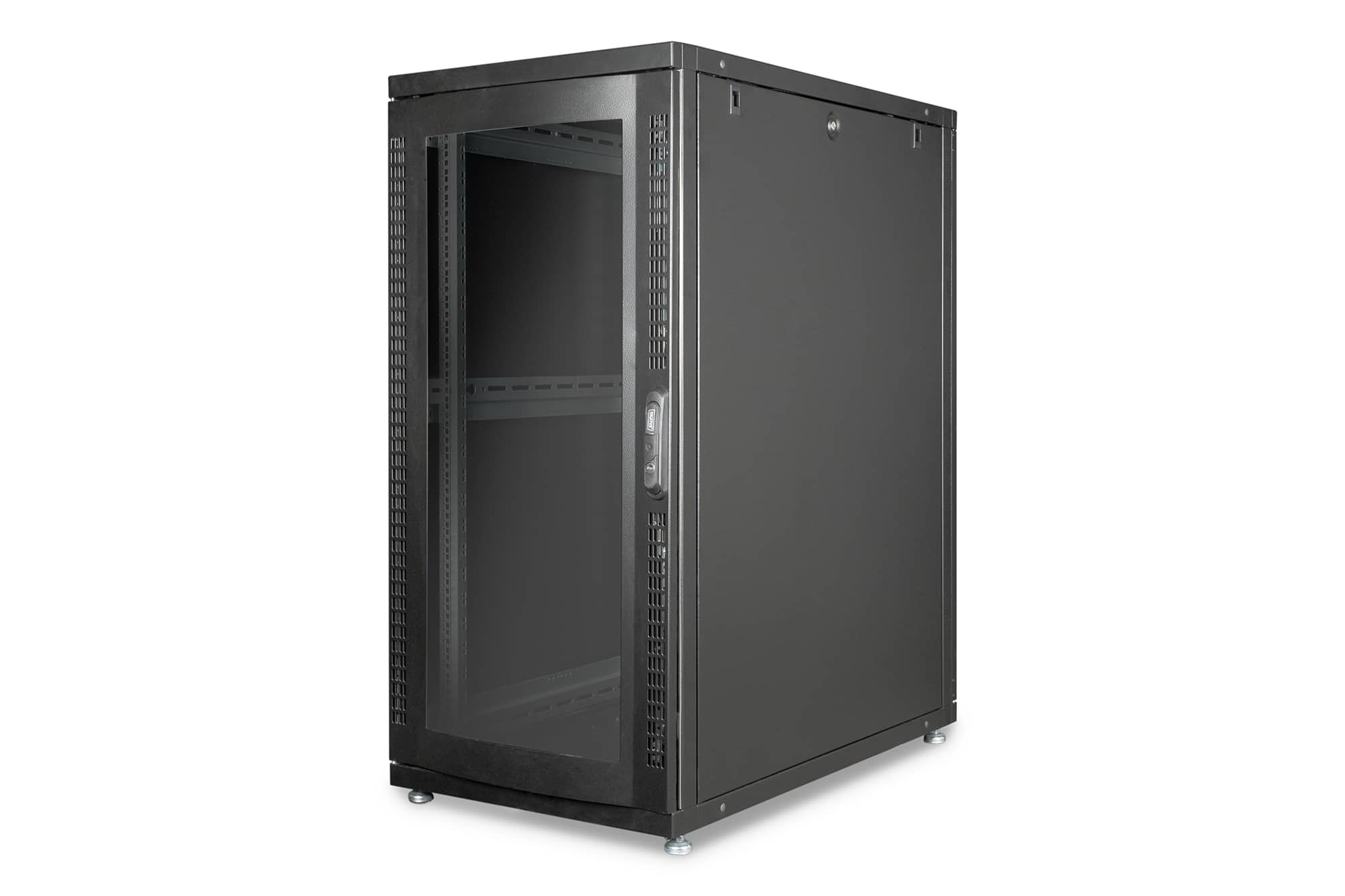 Digitus DN-19 SRV-26U-B-G-1 rack Vrijstaande rek Zwart (DN-19 SRV-26U-B-G-1) thumbnail