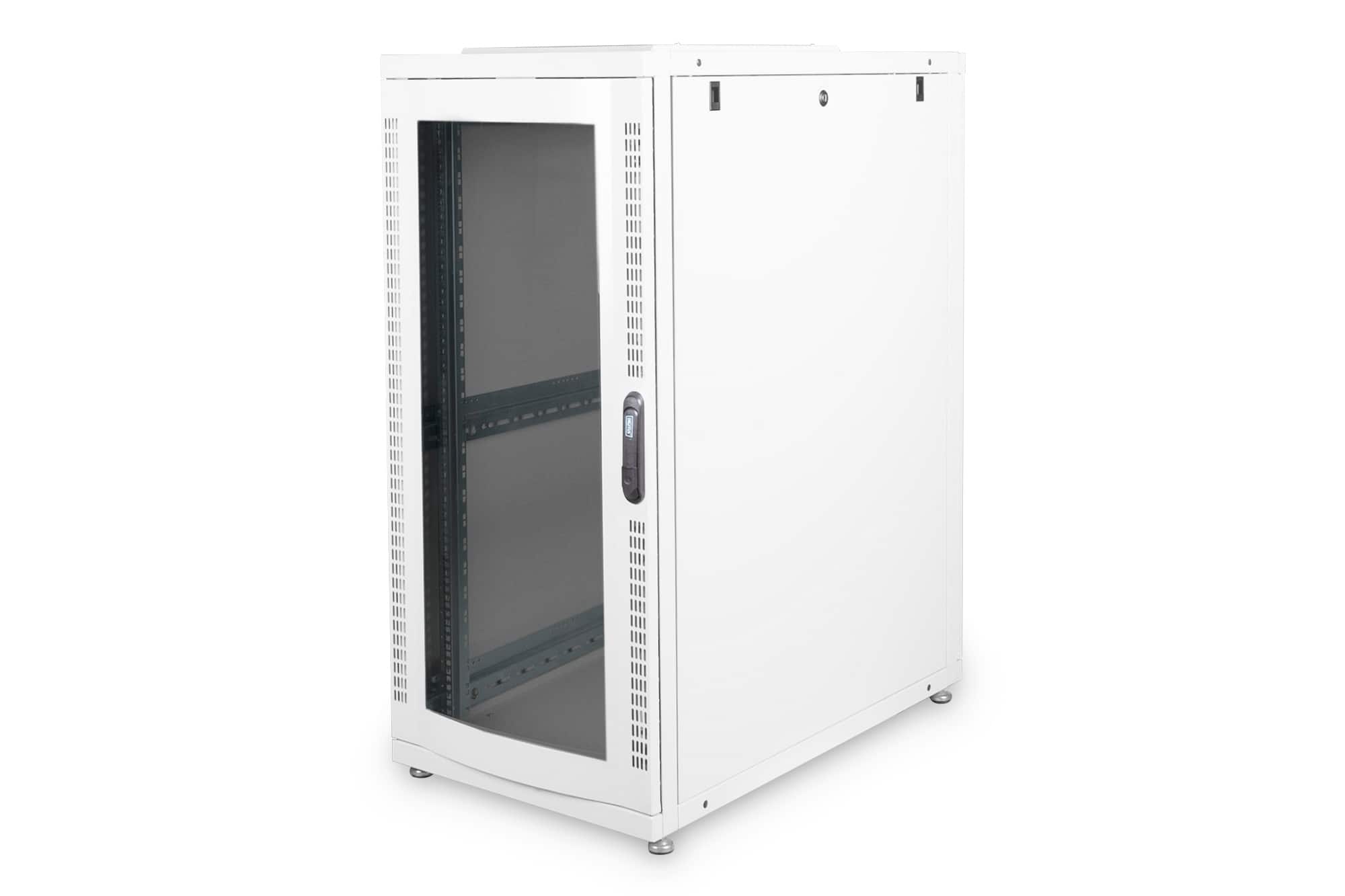 Digitus DN-19 SRV-26U-GD-1 rack Vrijstaande rek Grijs (DN-19 SRV-26U-GD-1) thumbnail