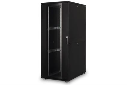 Digitus DN-19 SRV-47U-8/12B rack Vrijstaande rek Zwart (DN-19 SRV-47U-8/12B) thumbnail