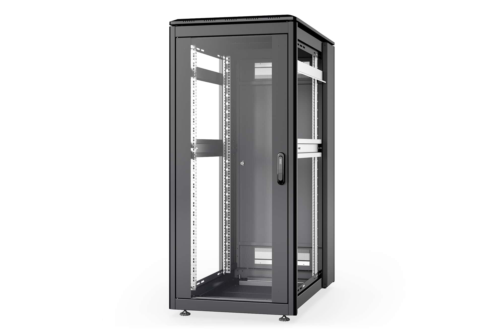 Digitus DN-31101-B rack 26U Vrijstaande rek Zwart (DN-31101-B) thumbnail