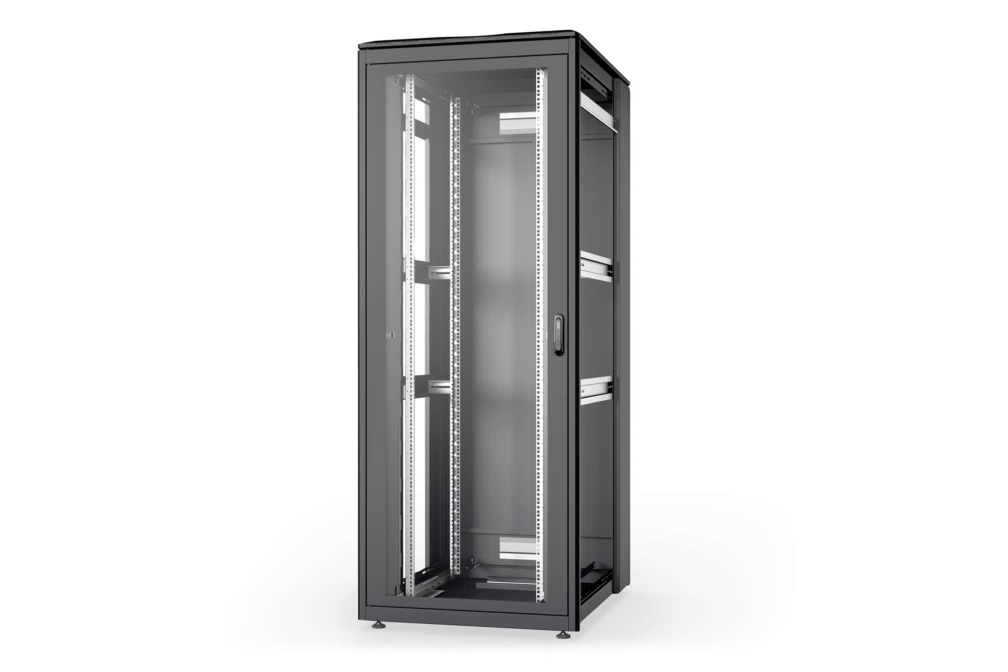 Digitus DN-31123-B rack 42U Vrijstaande rek Zwart (DN-31123-B) thumbnail
