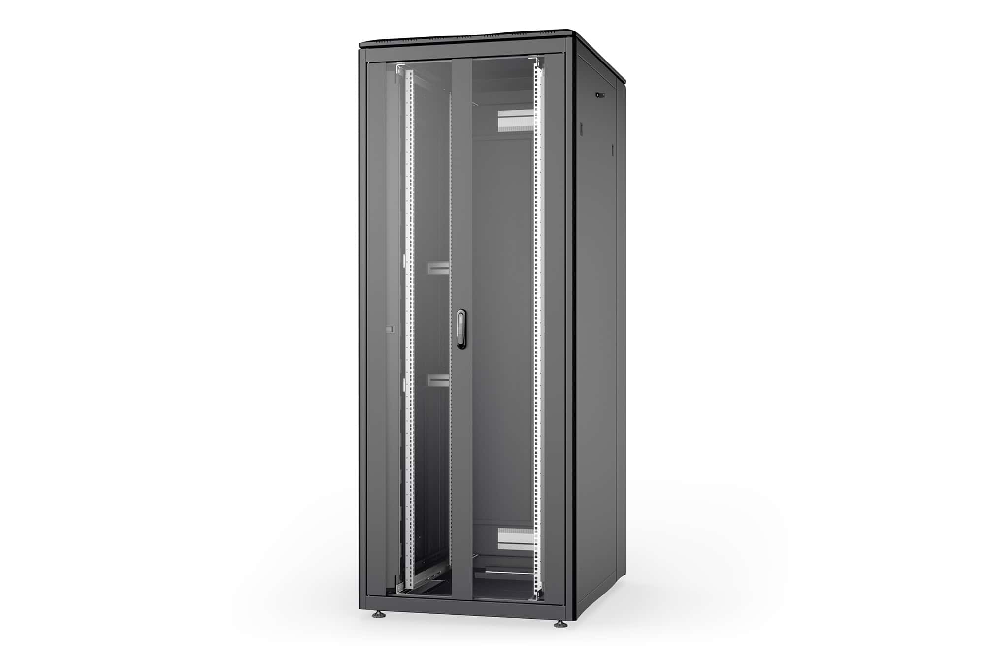 Digitus DN-31124-B rack 42U Vrijstaande rek Zwart (DN-31124-B) thumbnail