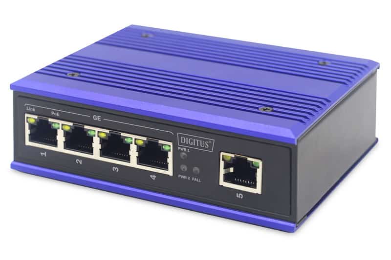 ASSMANN Electronic DN-651120 netwerk-switch Gigabit Ethernet (10/100/1000) Power over Ethernet (PoE) Zwart, Blauw (DN-651120) thumbnail ASSMANN Electronic DN-651120 netwerk-switch Gigabit Ethernet (10/100/1000) Power over Ethernet (PoE) Zwart, Blauw (DN-651120) thumbnail