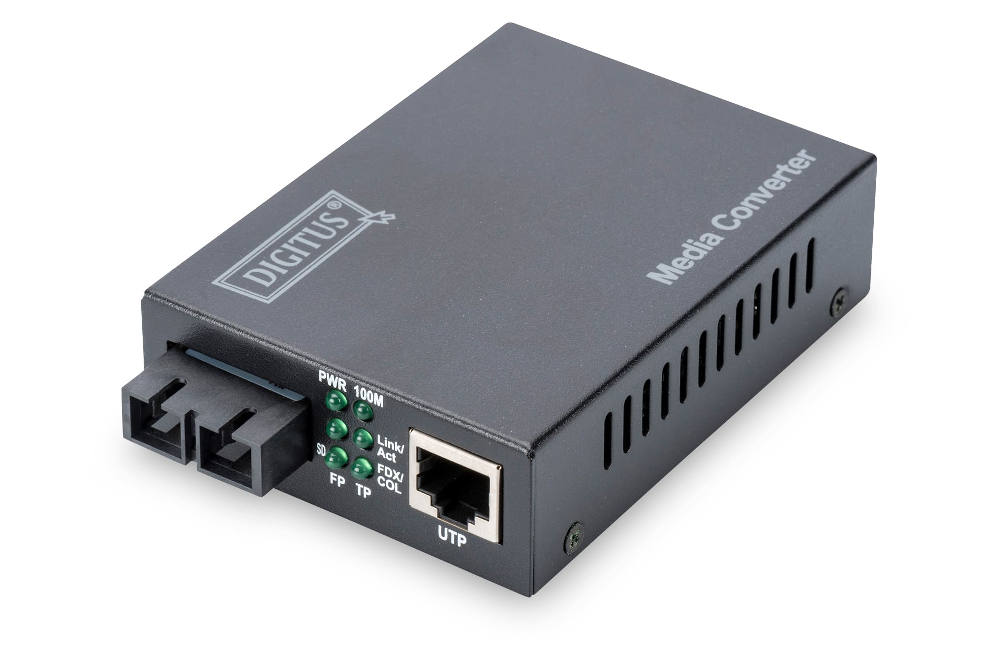 Digitus DN-82021-1 netwerk media converter Intern 1310 nm Single-mode Zwart (DN-82021-1) thumbnail