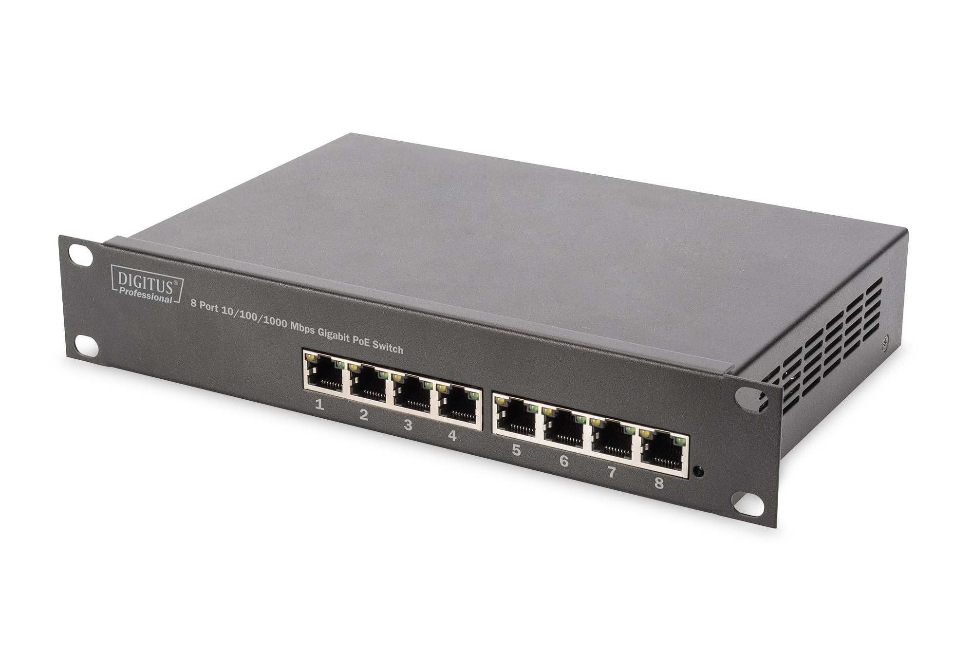 Digitus DN-95317 netwerk-switch Unmanaged Gigabit Ethernet (10/100/1000) Power over Ethernet (PoE) Grijs (DN-95317) thumbnail Digitus DN-95317 netwerk-switch Unmanaged Gigabit Ethernet (10/100/1000) Power over Ethernet (PoE) Grijs (DN-95317) thumbnail