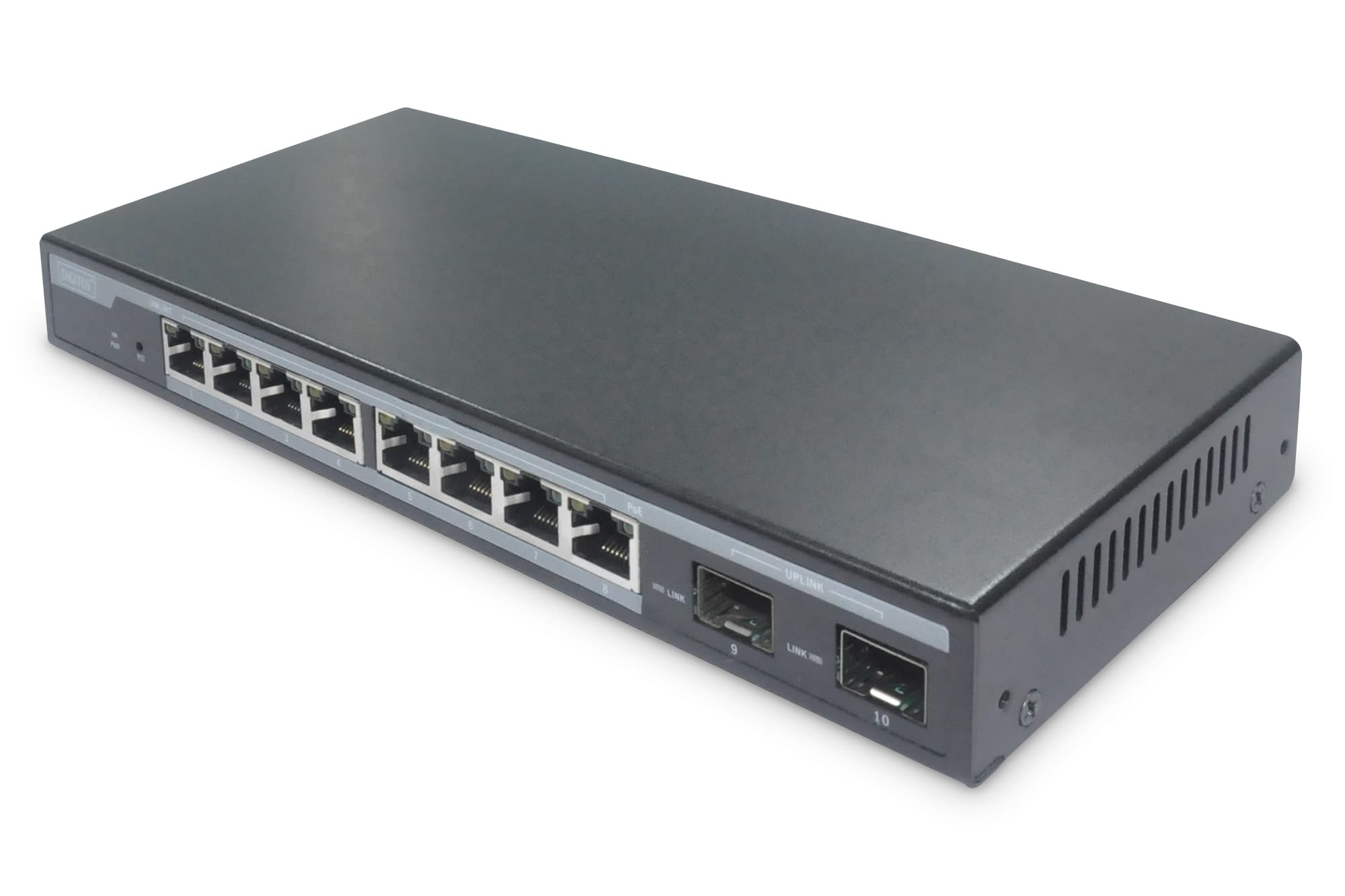 Digitus DN-95344 netwerk-switch Managed L2 Gigabit Ethernet (10/100/1000) Power over Ethernet (PoE) Zwart (DN-95344) thumbnail