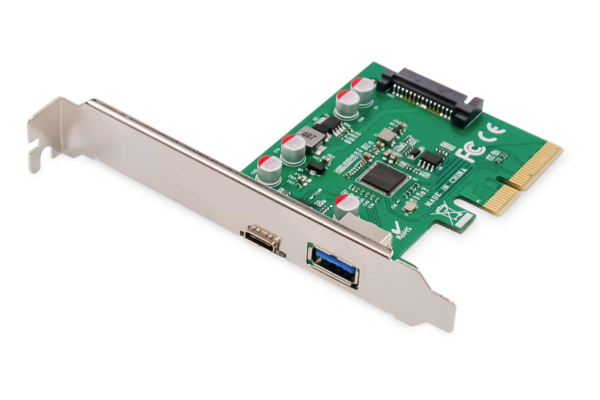 Digitus DS-30225 interfacekaart/-adapter Intern USB 3.2 Gen 2 (3.1 Gen 2) (DS-30225) thumbnail