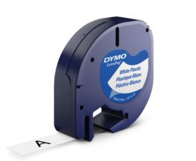 DYMO 12mm LetraTAG Plastic tape labelprinter-tape (S0721660) thumbnail