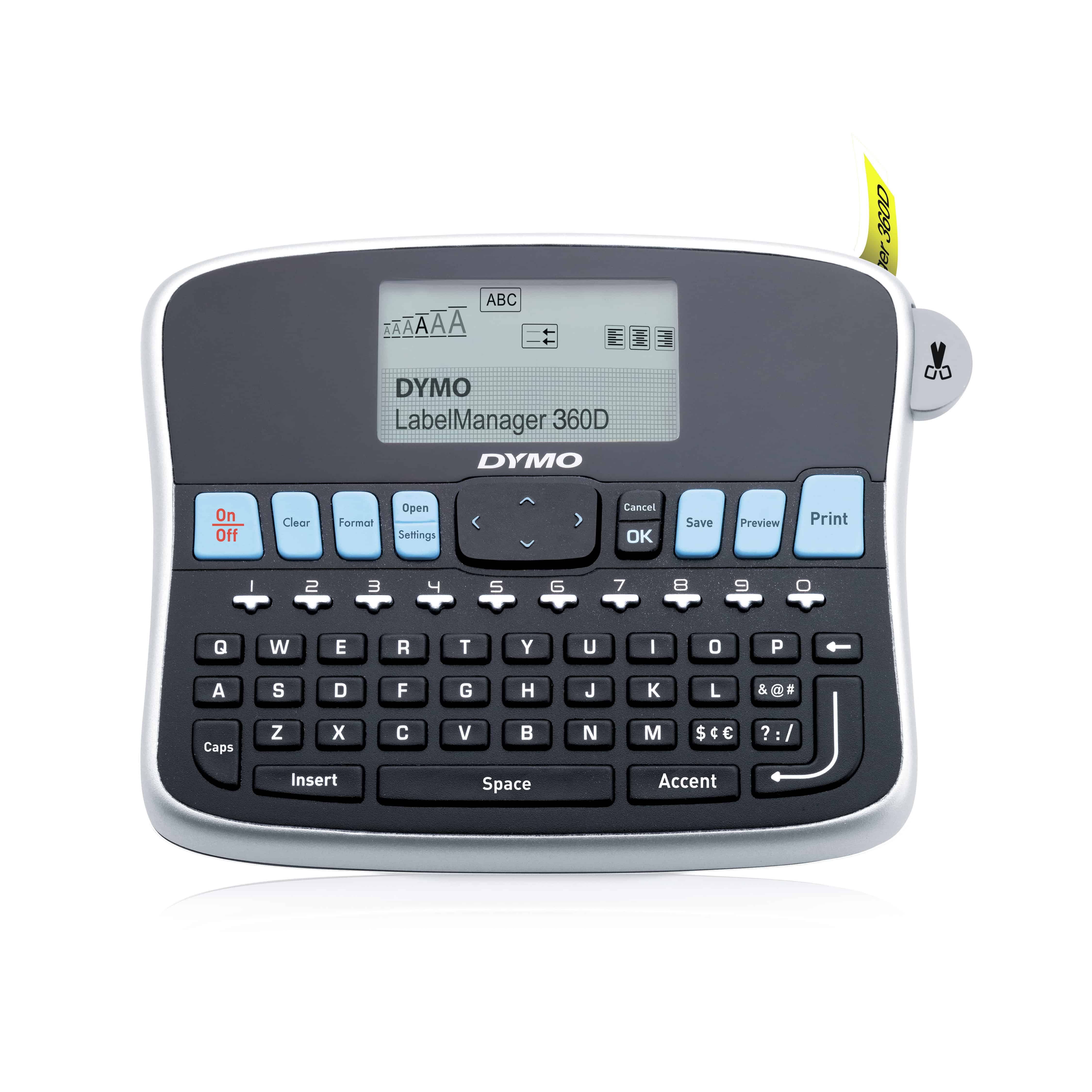 DYMO LabelManager 360D labelprinter Thermo transfer 180 x 180 DPI 12 mm/sec Bedraad D1 QWERTY (S0879490) thumbnail