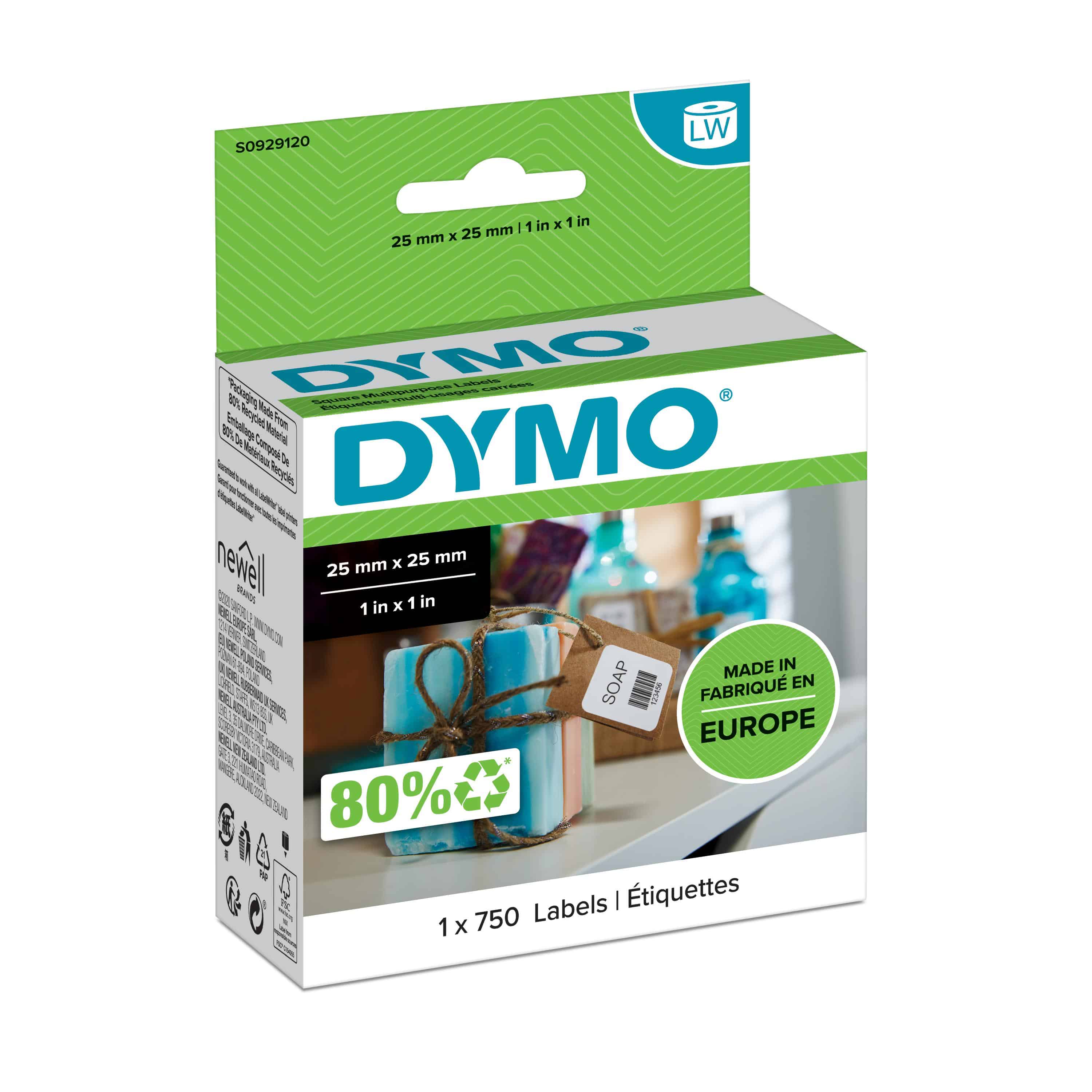 DYMO LW - Universele labels - 25 x 25 mm - S0929120 (S0929120) thumbnail