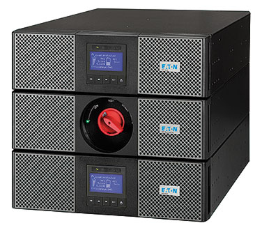 Eaton 9PX UPS Parallel Systeem Dubbele conversie (online) 10000 VA 9000 W 4 AC-uitgang(en) incl. netwerkkaart (9PXM10KIRTN) thumbnail