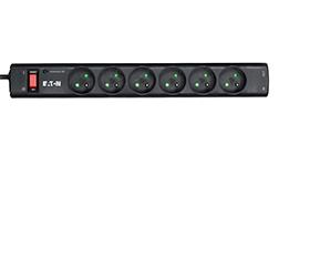 Eaton PS6TF Overspanningsbeveiliging Zwart, Wit 6 AC-uitgang(en) 220 - 250 V 1 m (PS6TF) thumbnail
