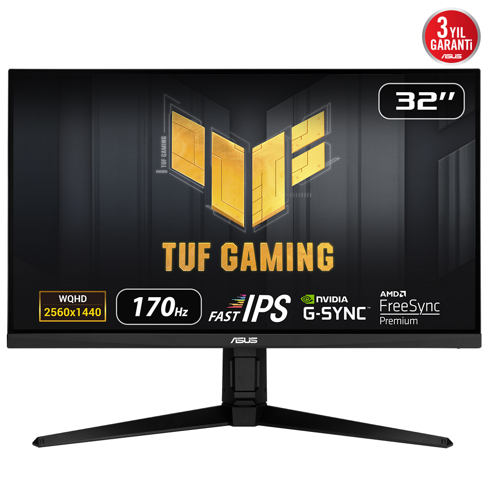 ASUS TUF Gaming VG32AQL1A computer monitor 80 cm (31.5") 2560 x 1440 Pixels Wide Quad HD LED Zwart (90LM07L0-B03370) thumbnail