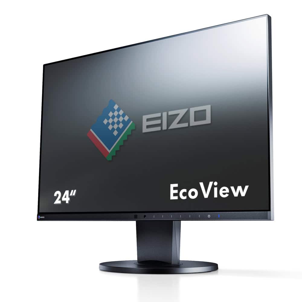 EIZO FlexScan EV2450-BK LED display 60,5 cm (23.8) 1920 x 1080 Pixels Full HD Zwart (EV2450-BK) thumbnail