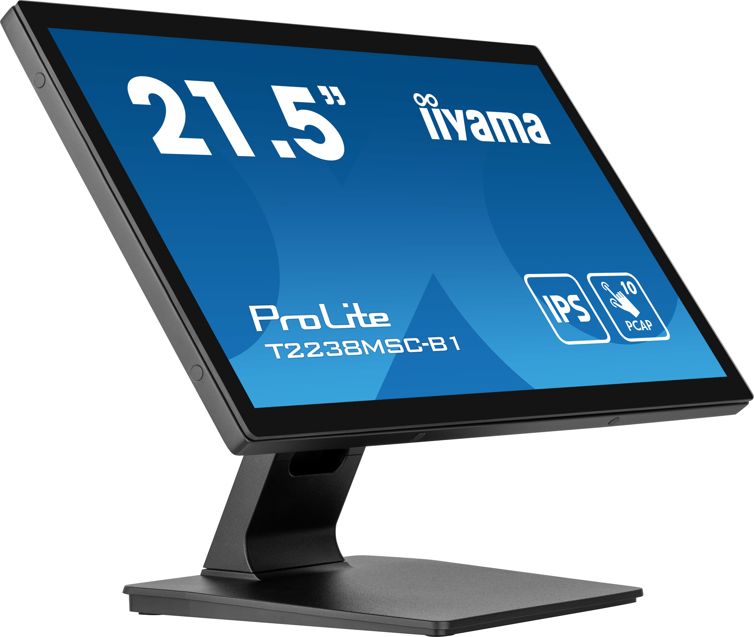 iiyama ProLite T2238MSC-B1 computer monitor 54,6 cm (21.5") 1920 x 1080 Pixels Full HD LED Touchscreen Zwart (T2238MSC-B1) thumbnail