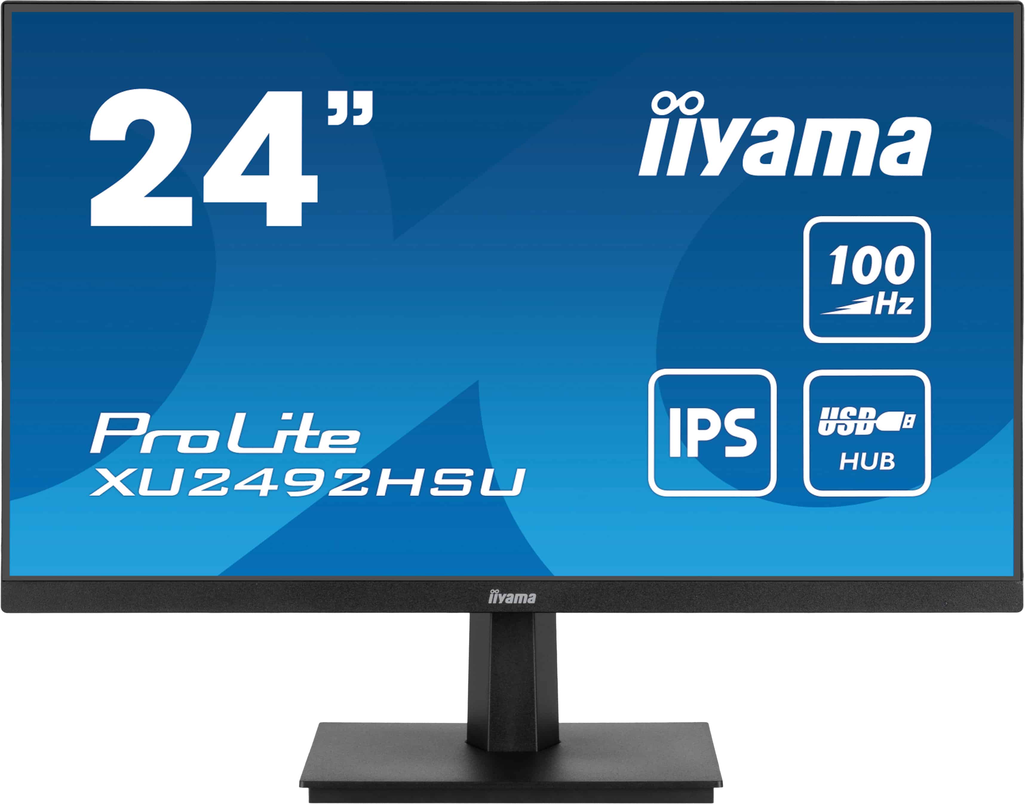 iiyama ProLite computer monitor 60,5 cm (23.8) 1920 x 1080 Pixels Full HD LED Zwart (XU2492HSU-B6) thumbnail