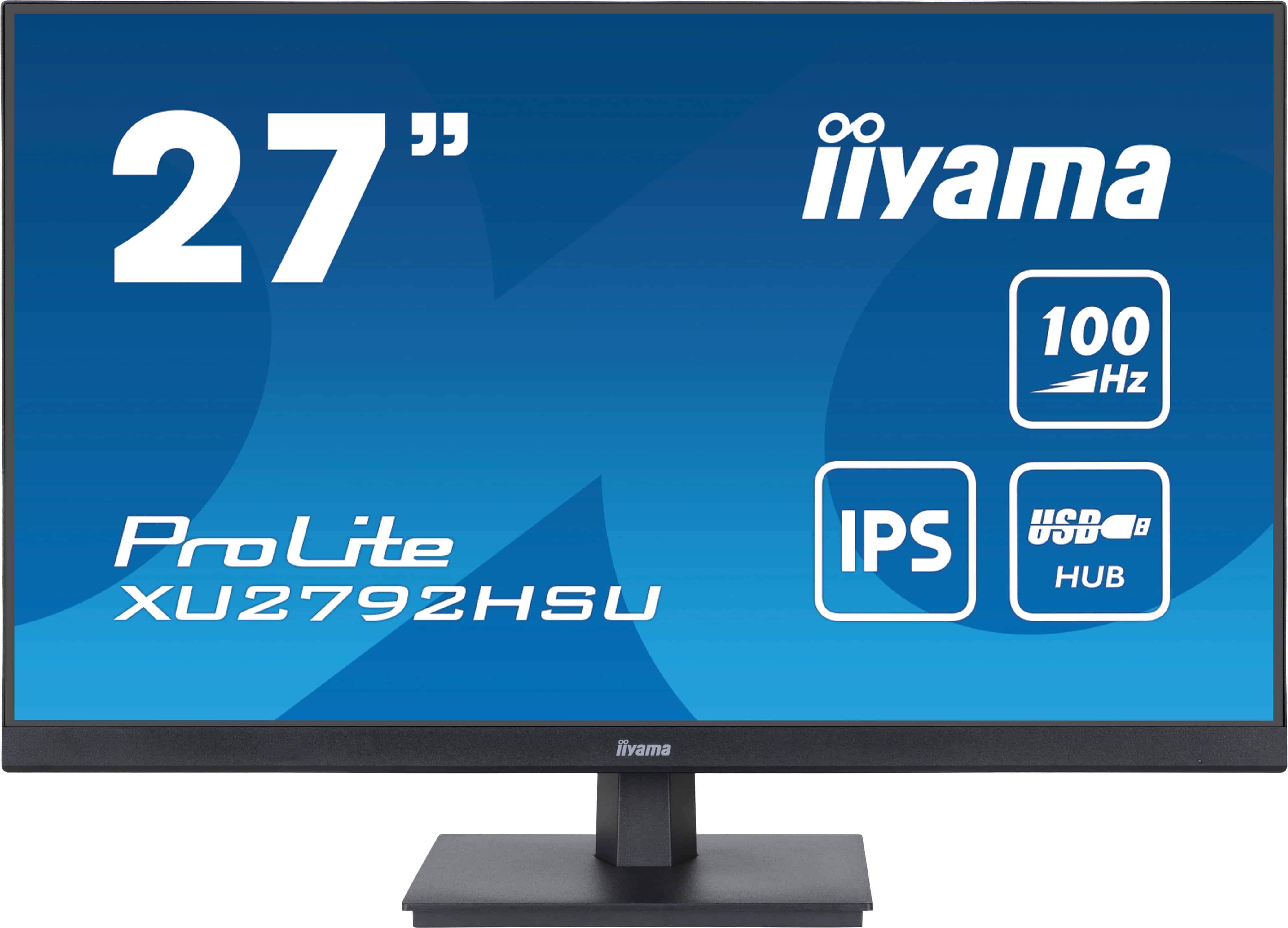 iiyama ProLite computer monitor 68,6 cm (27) 1920 x 1080 Pixels Full HD LED Zwart (XU2792HSU-B6) thumbnail