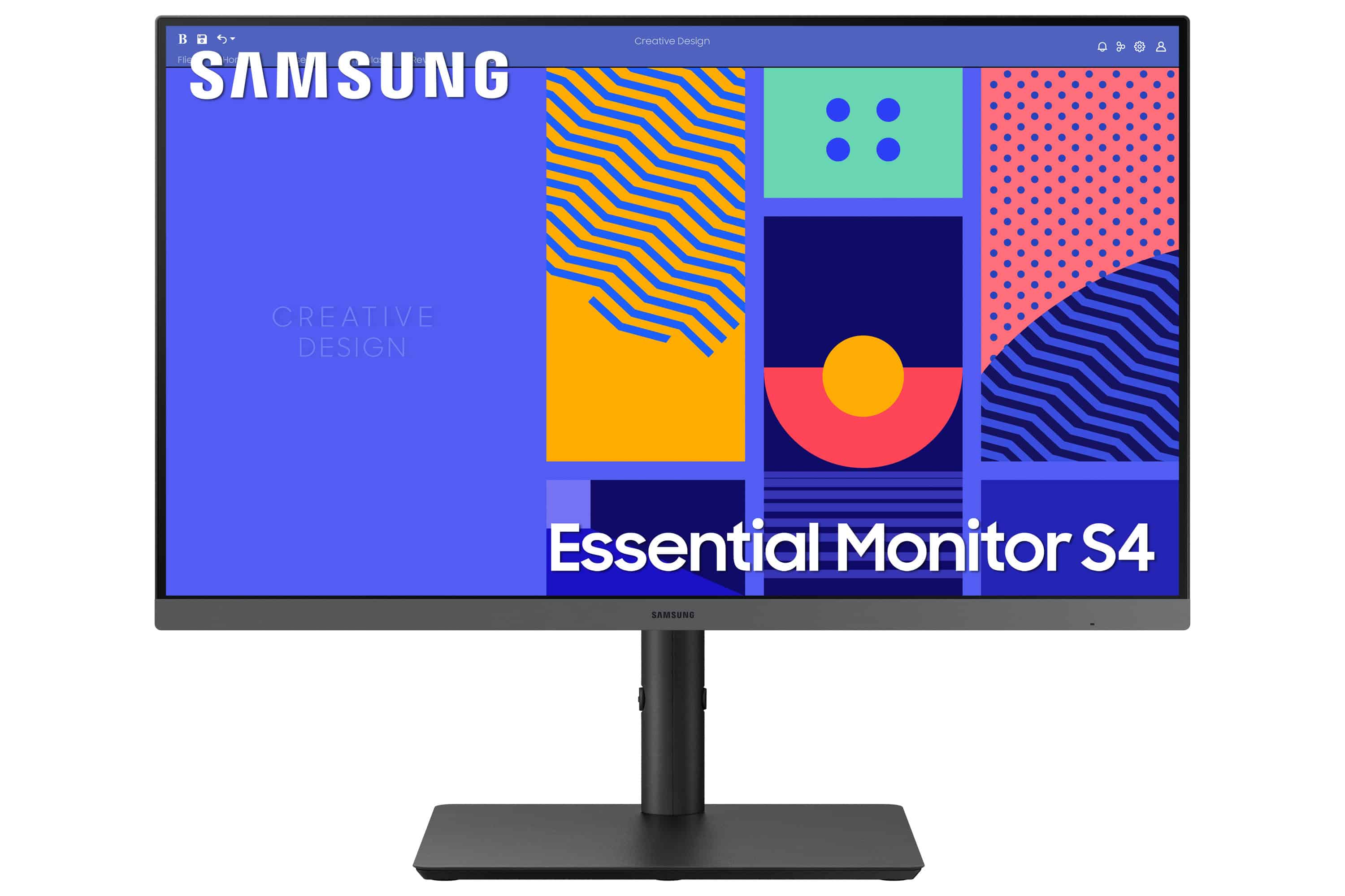 Samsung 23,8" Essential Monitor S4 S43GC FHD 100Hz (LS24C430GAUXEN) thumbnail