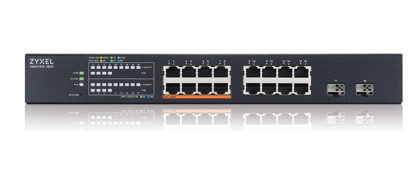 Zyxel XMG1915-18EP Managed L2 2.5G Ethernet (100/1000/2500) Power over Ethernet (PoE) (XMG1915-18EP-EU0101F) thumbnail